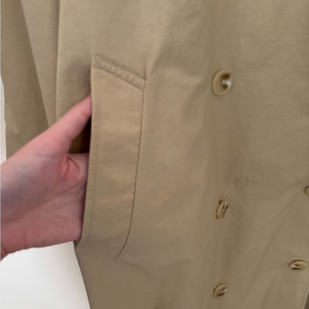 Tuckernuck Neutral Beige Trench Coat - Picture 3 of 5